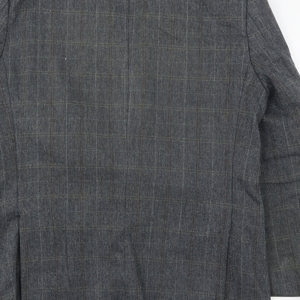 Mens UK Size L Greenwoods Regular Blue Suit Jacket