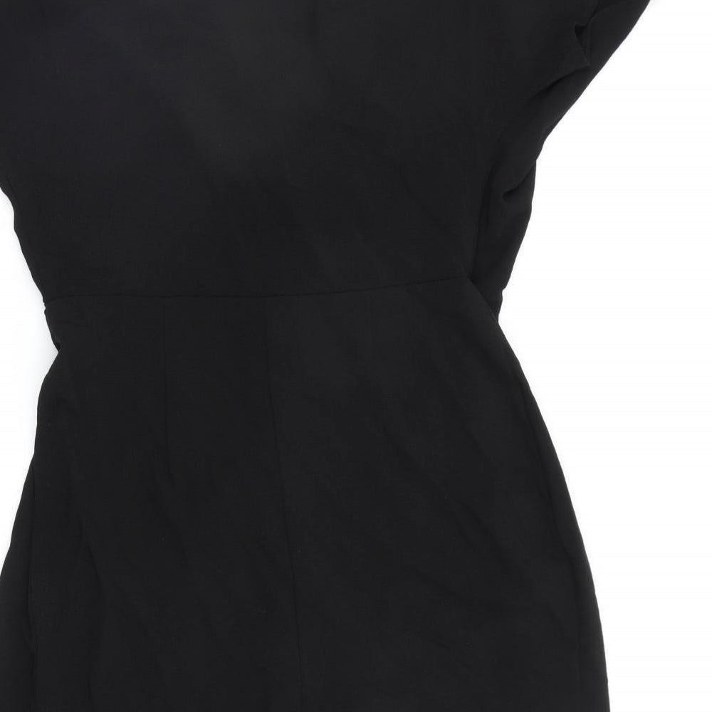 Brand and care label for Asda George women’s black fit & flare, size UK 10