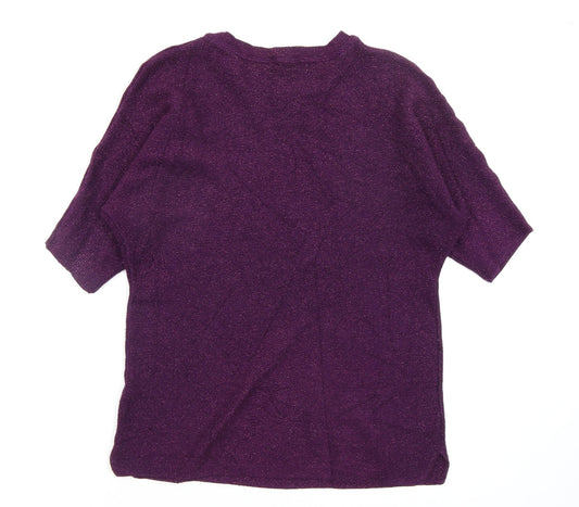 Asda George Womens Purple   Basic T-Shirt Size M