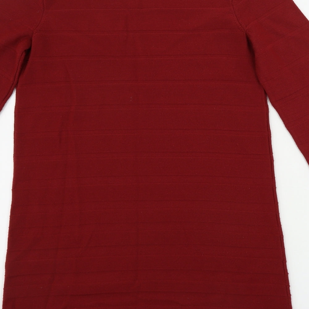 TU Womens Red A-Line Size 10