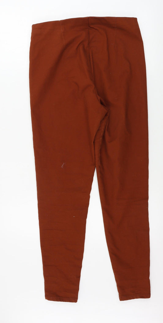 George Womens Brown Chino Trousers Size 12 L27 in