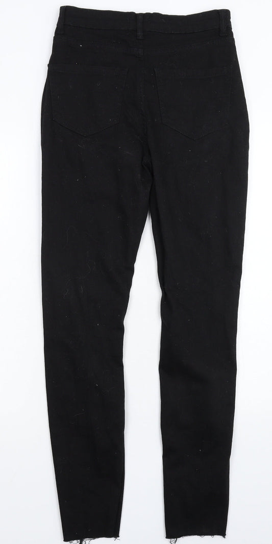 Denim & Co. Womens Black Denim Skinny Jeans Size 8 L29 in