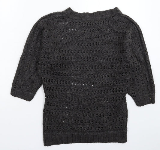Womens UK Size 10 Select Grey Pullover Jumper