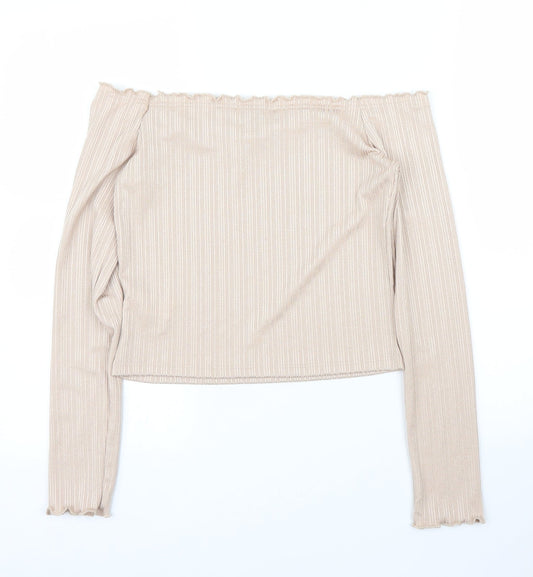 Primark Womens Pink Basic Blouse Size M