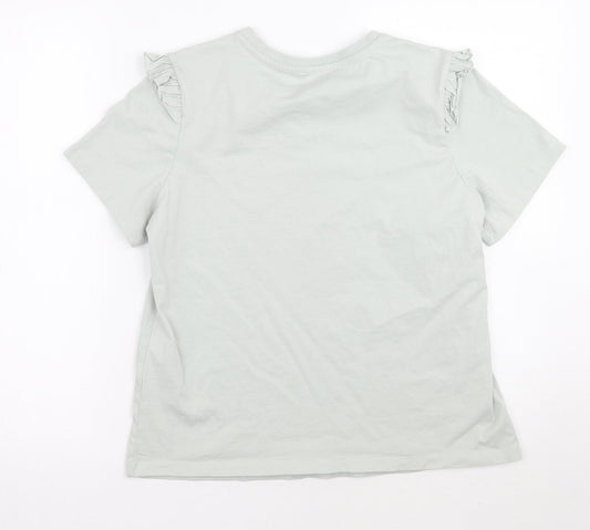 George Womens Green Basic T-Shirt Size 12
