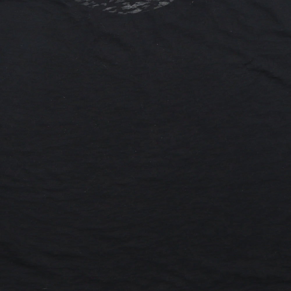 F&F Womens Black Basic T-Shirt Size 12