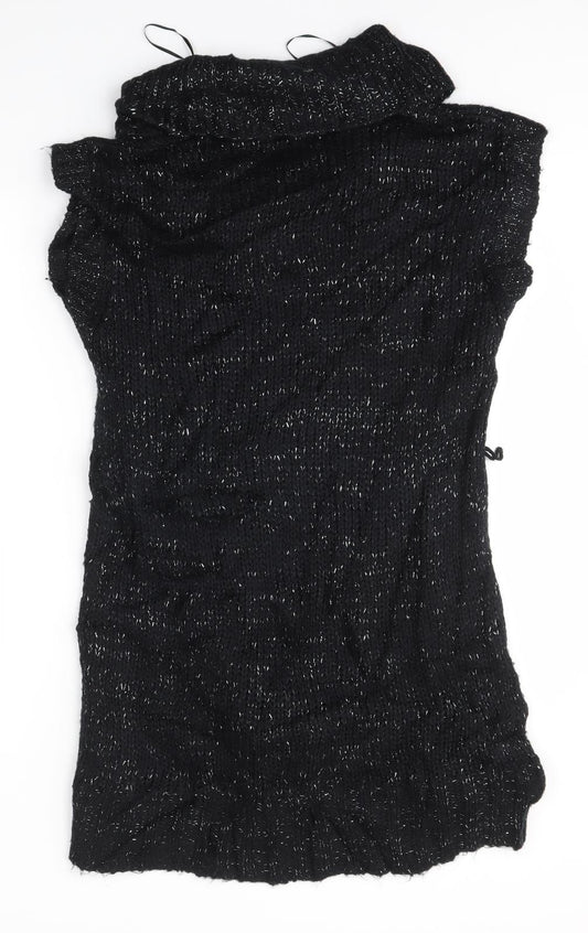 Peacocks Womens Black Jumper Dress Size 12