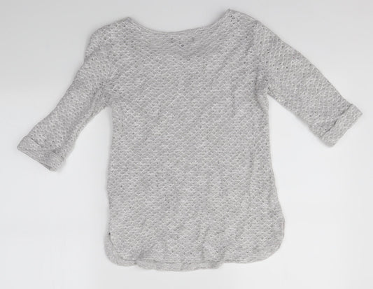 Womens UK Size 8 New Look Grey Pullover Jumper