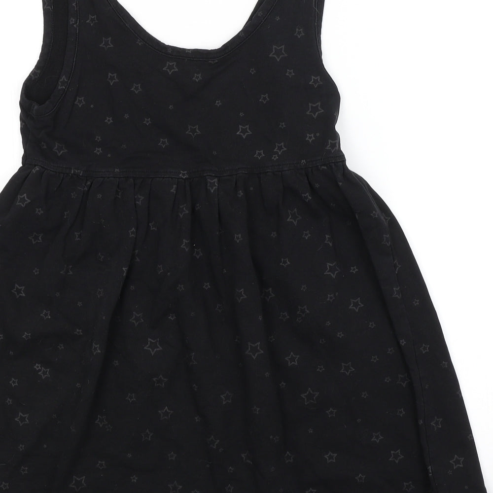 Womens UK Size 10 Preworn Black Basic Blouse
