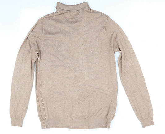 River Island Mens Beige Pullover Jumper Size XS