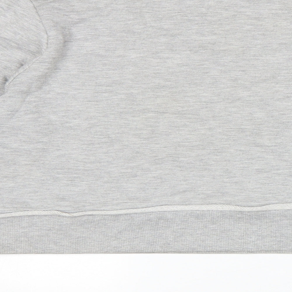 Reebok Womens Grey   Pullover Sweatshirt Size 14  - Cropped