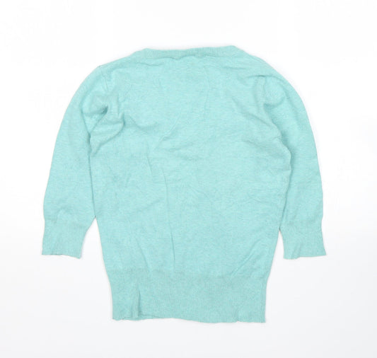 Womens UK Size 10 Atmosphere Green Pullover Jumper