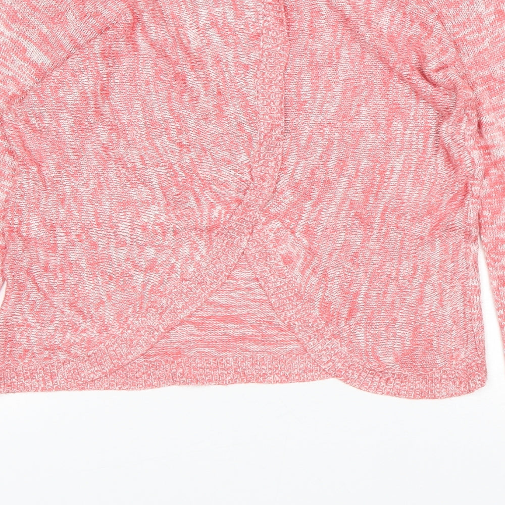 Aqua Womens Pink Pullover Jumper Size L