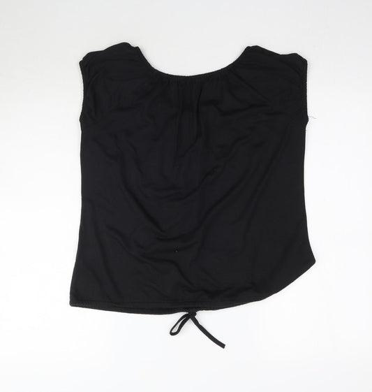 Originals Womens Black Basic T-Shirt Size 14