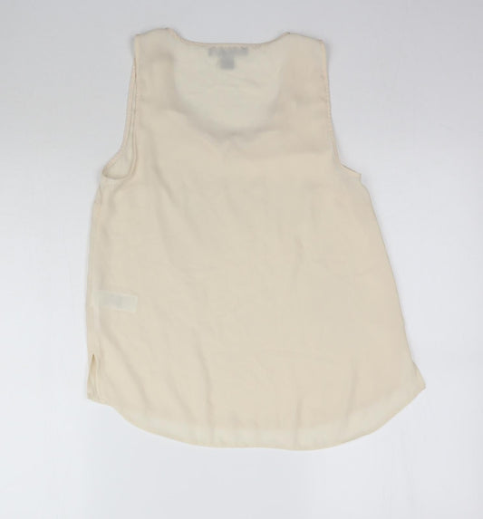 Primark Womens Ivory Basic Blouse Size 8