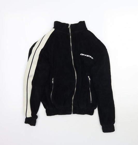 Womens UK Size S Boohoo Black Jacket