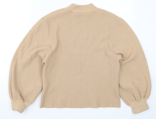 Womens UK Size S Sweewe Beige Pullover Jumper