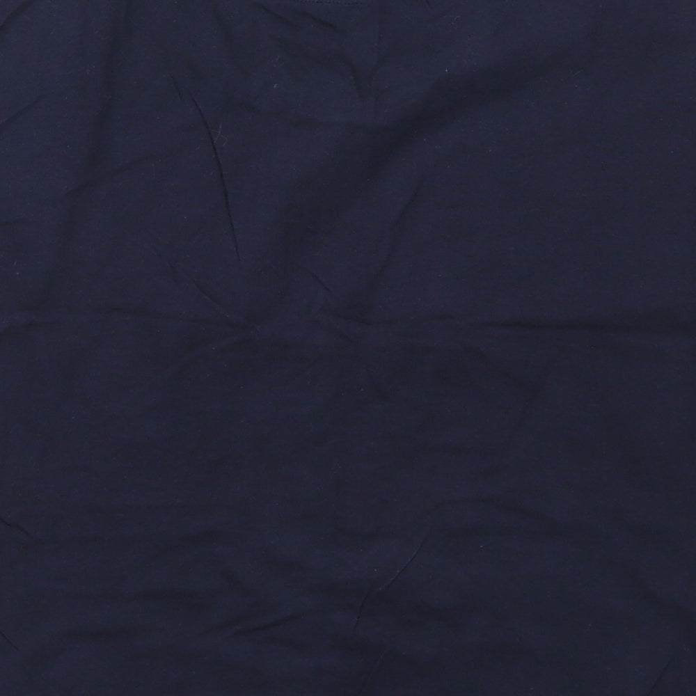 Primark Womens Blue Solid Top Pyjama Top Size 10