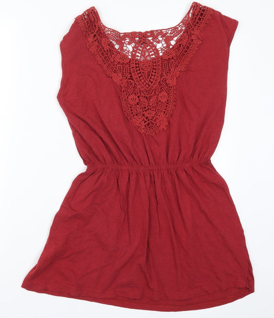 Atmosphere Womens Red Basic T-Shirt Size 14