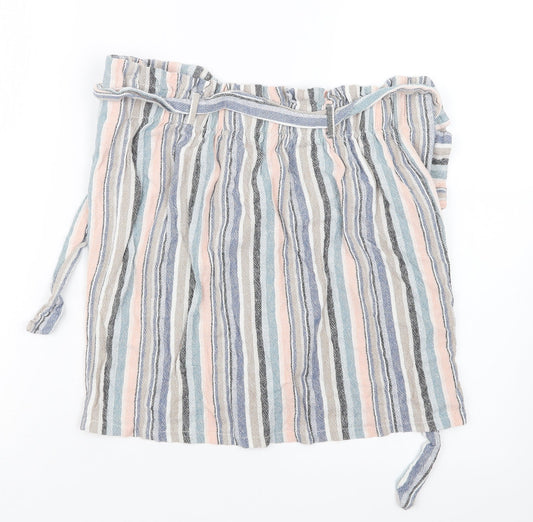 New Look Womens Blue Straight & Pencil Skirt Size 10