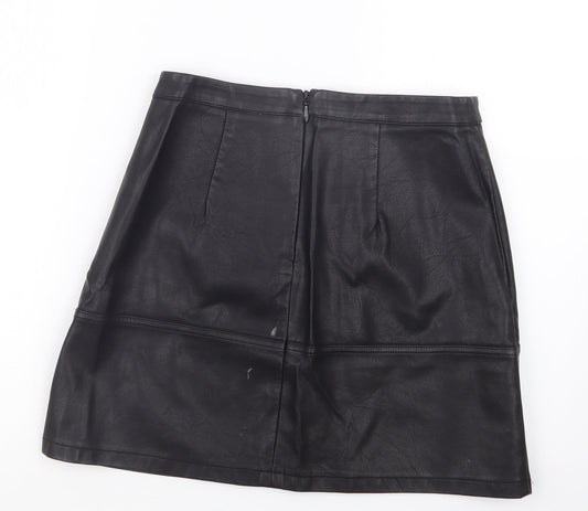 New Look Womens Black Straight & Pencil Skirt Size 10