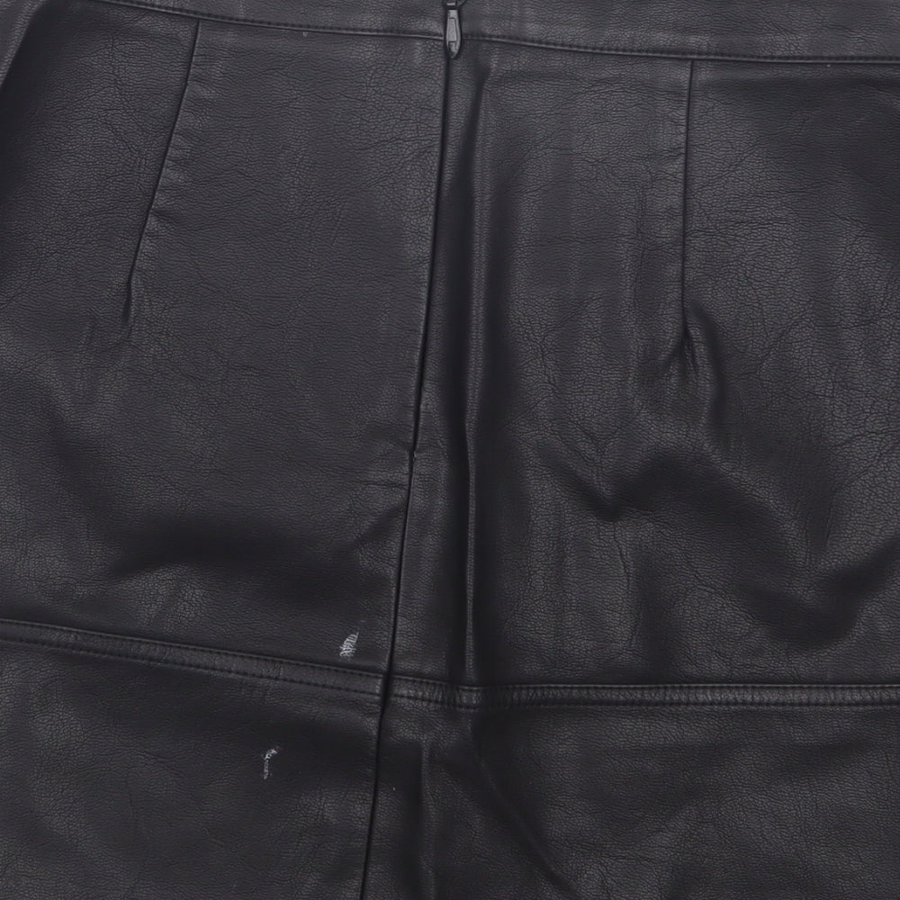 New Look Womens Black Straight & Pencil Skirt Size 10