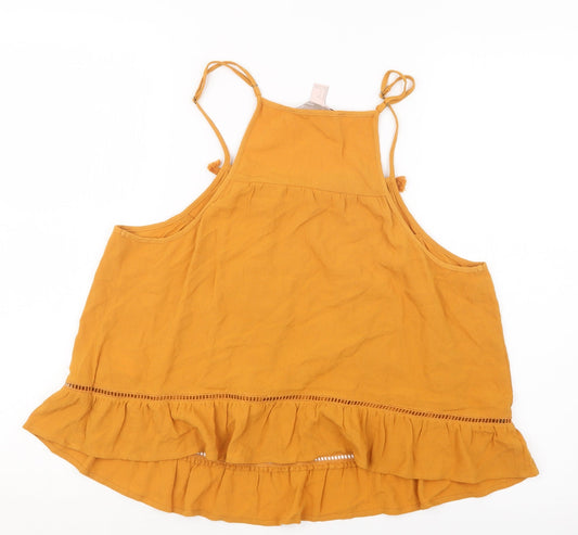 FOREVER 21 Womens Brown Camisole T-Shirt Size L