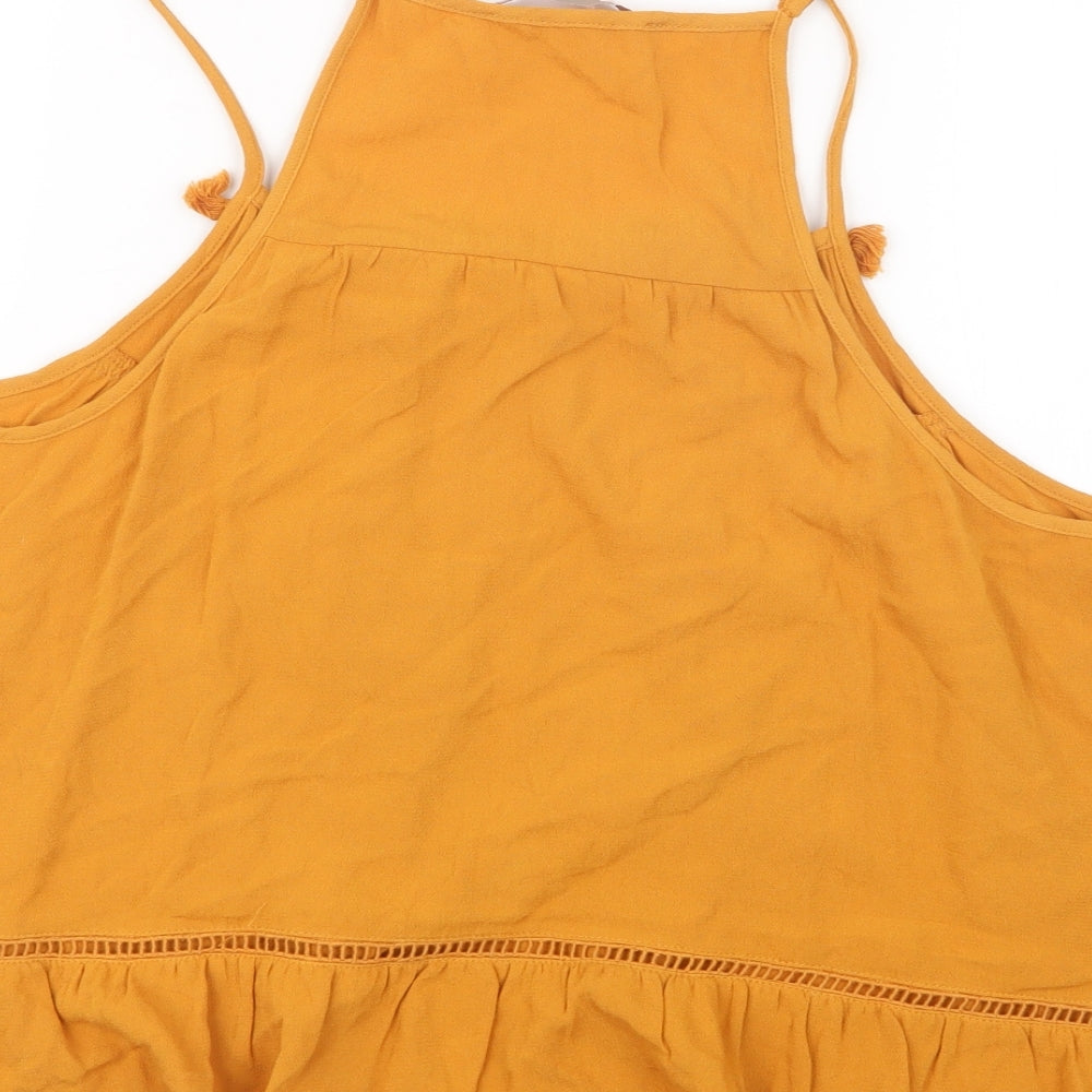 FOREVER 21 Womens Brown Camisole T-Shirt Size L