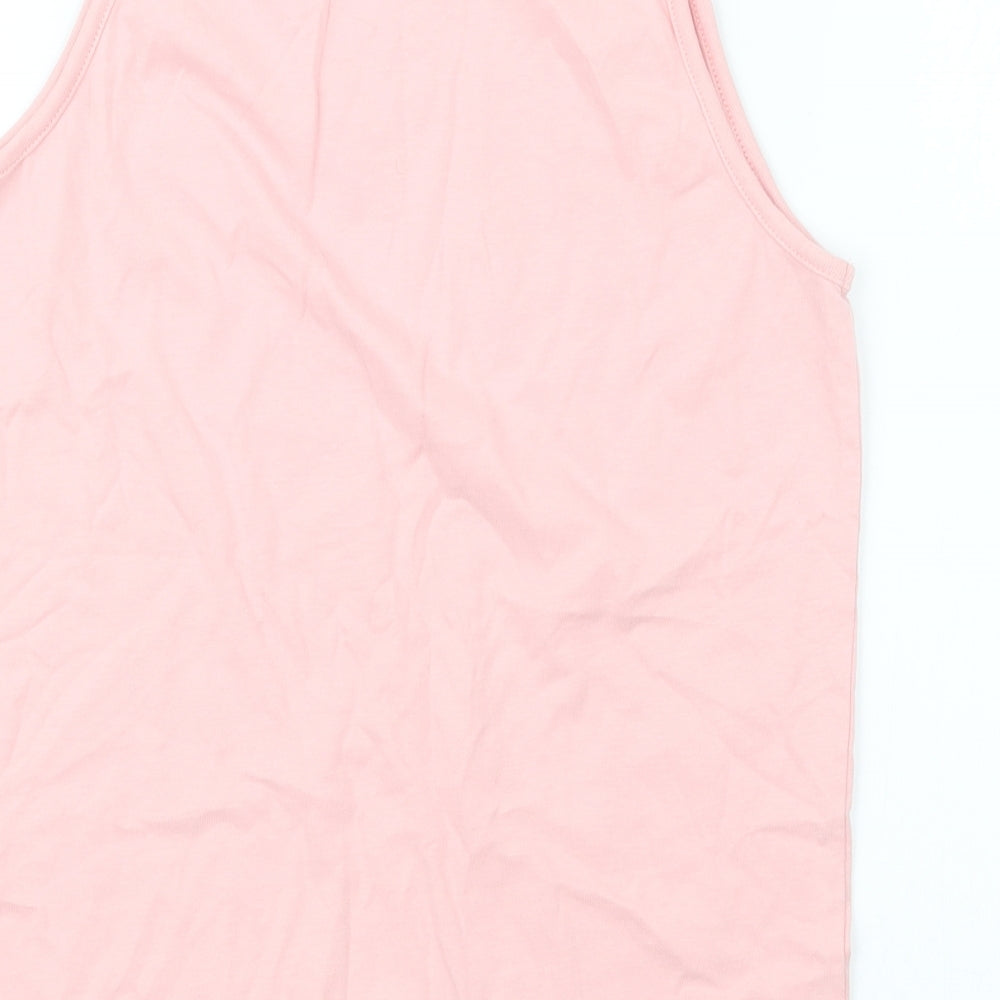 George Girls Pink Basic T-Shirt Size 12-13 Years