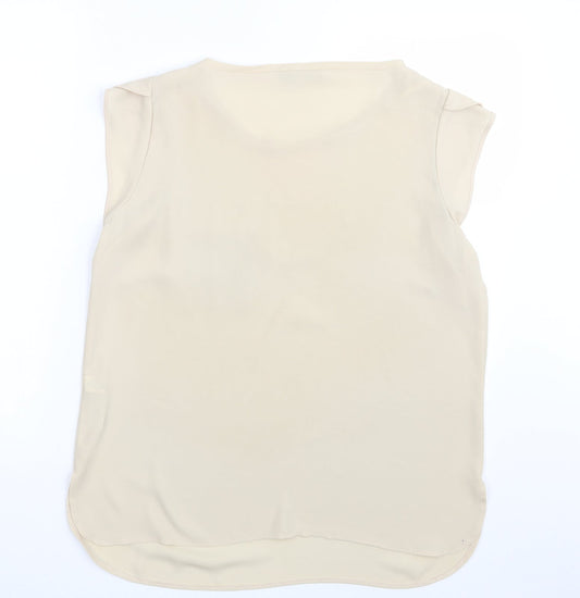 Autograph Womens Beige Basic Blouse Size 12