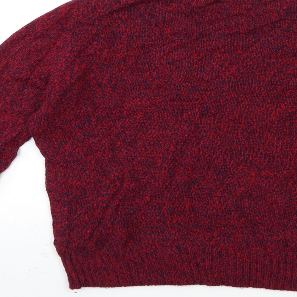 Womens UK Size S H&M Red Pullover Jumper
