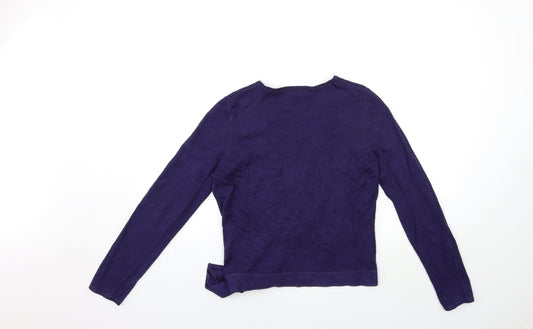 Womens UK Size M inwear Blue Cardigan Jumper