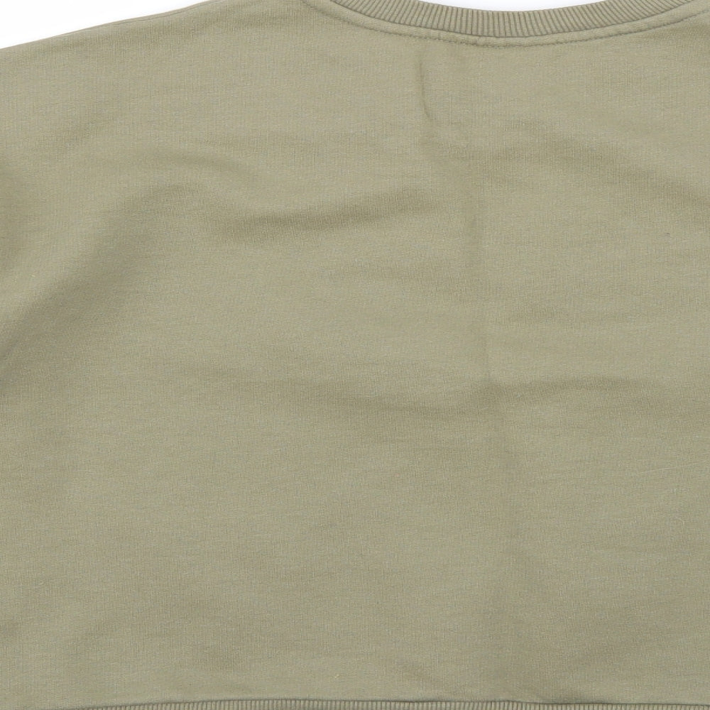 Primark Womens Green Geometric Pullover Jumper Size 6