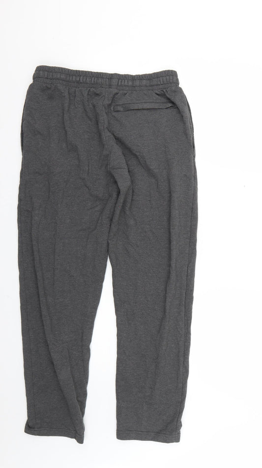 Marks and Spencer Mens Grey Jogger Trousers Size M L26 in