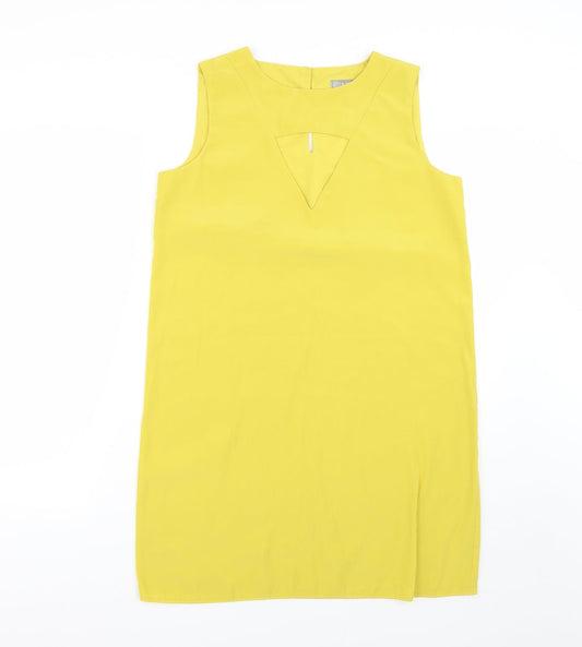 Additional front view of Love women’s yellow shirt dress, size S