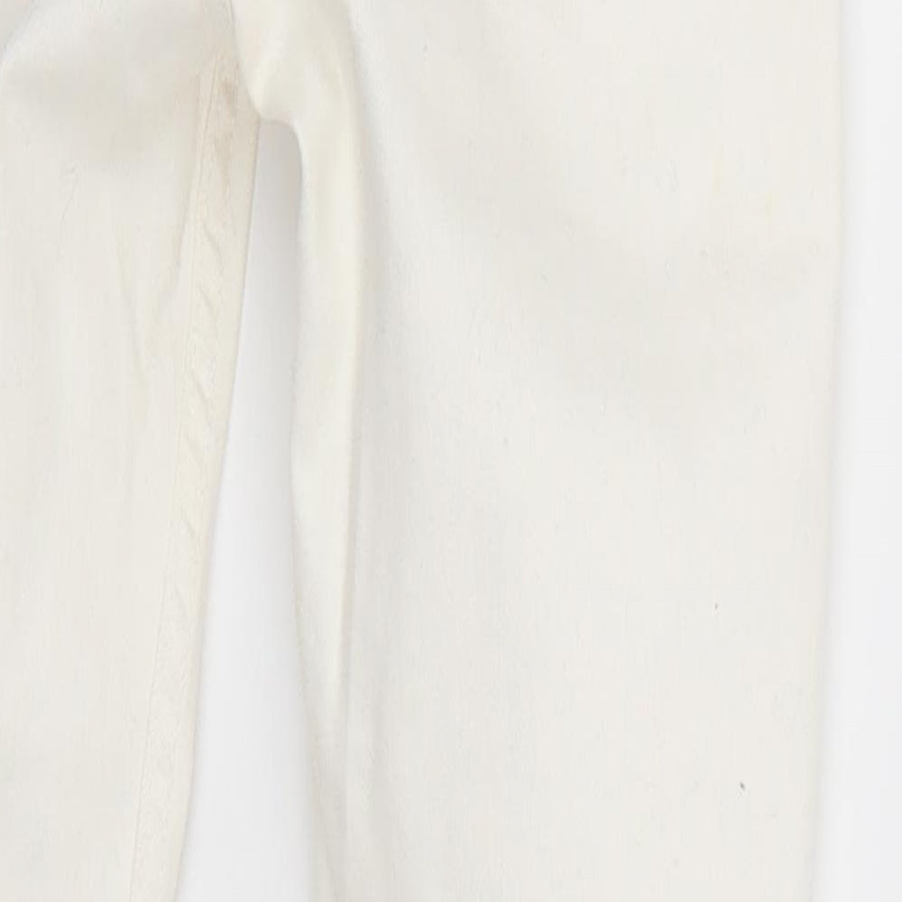 New Look Womens White Skinny Jeans Size 8 L25 in