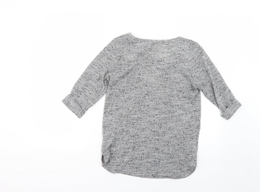 Womens UK Size 8 New Look Grey Pullover Jumper