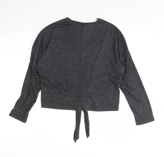 Primark Womens Grey Basic Blouse Size 2XS