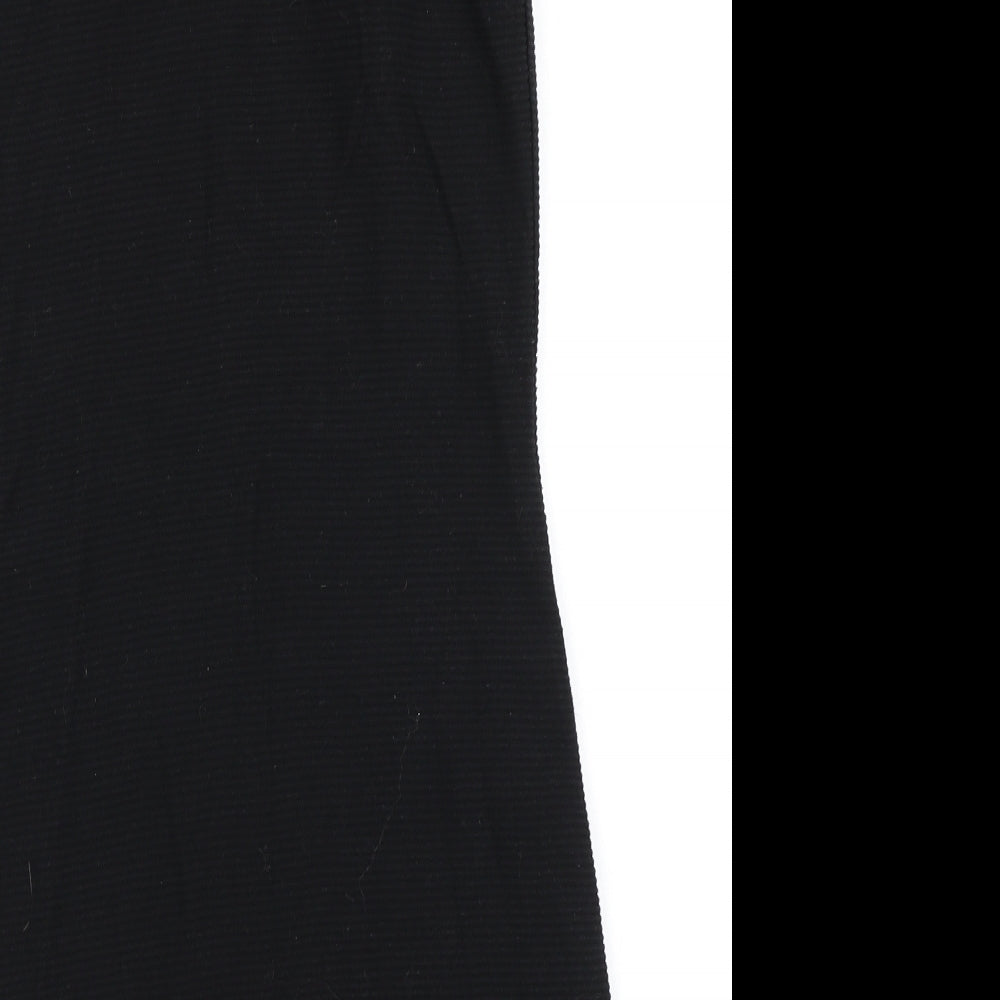 Brand and care label for Divided women’s black bodycon, size S