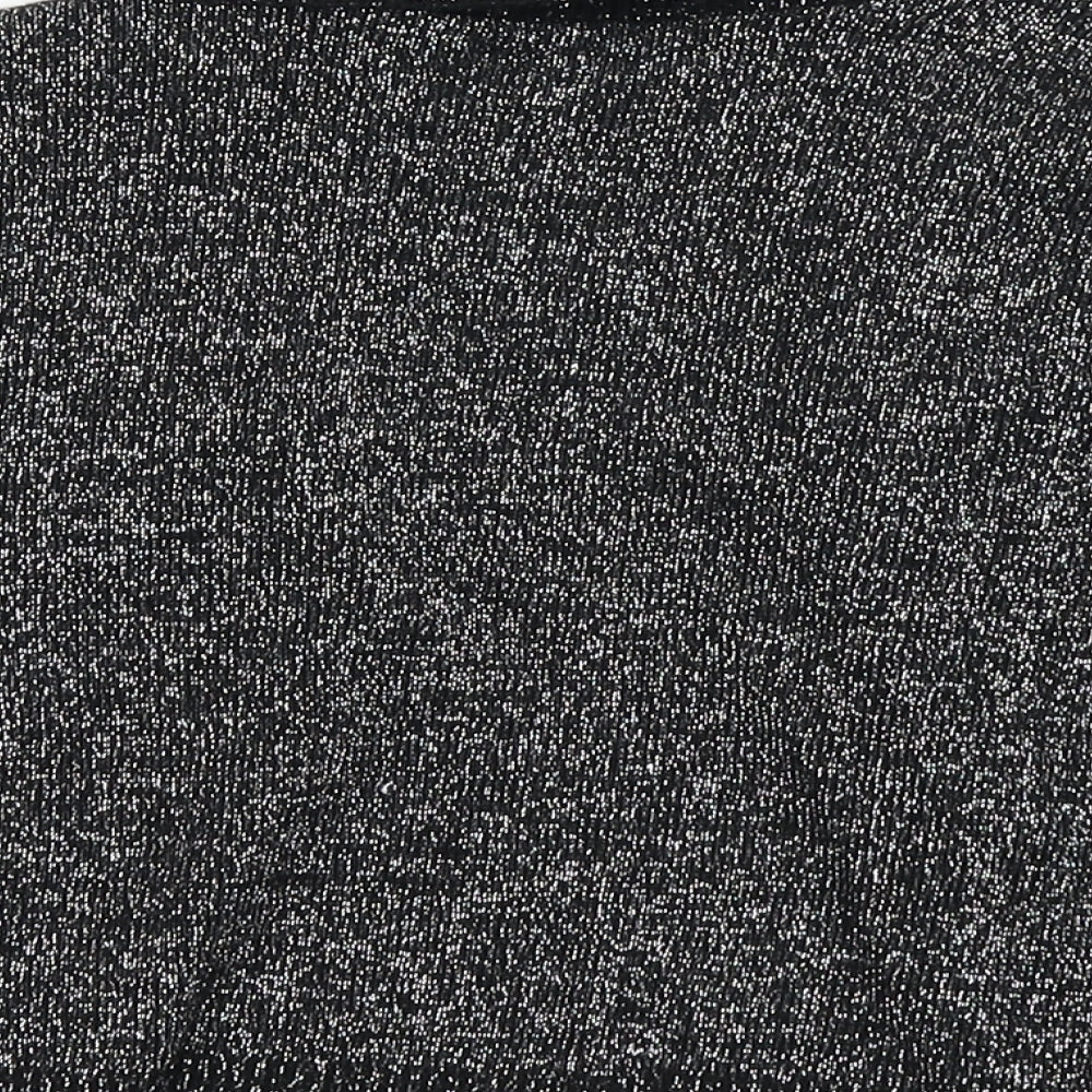Womens UK Size 6 New Look Black Cardigan Jumper