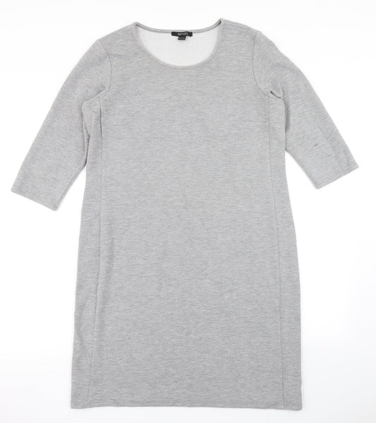 Additional front view of ESMARA women’s grey a-line, size UK 12