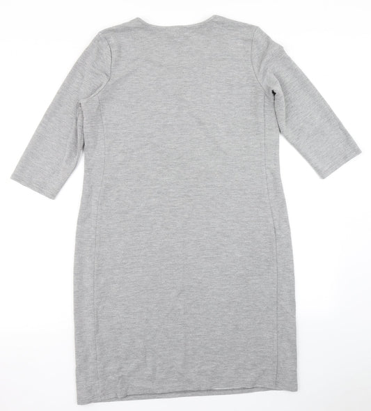 ESMARA Womens Grey A-Line Size 12