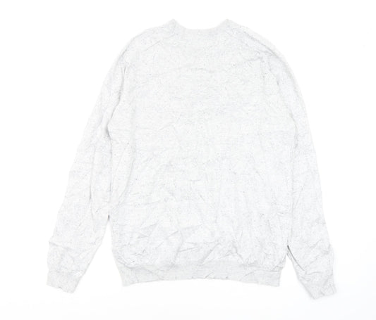 River Island Mens Grey Pullover Jumper Size M