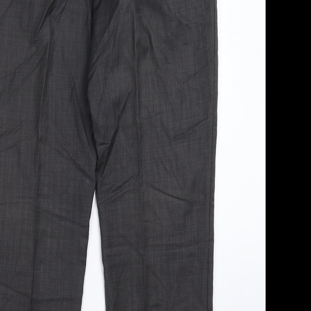 Marks and Spencer Mens Red Dress Pants Trousers Size 34 L29 in