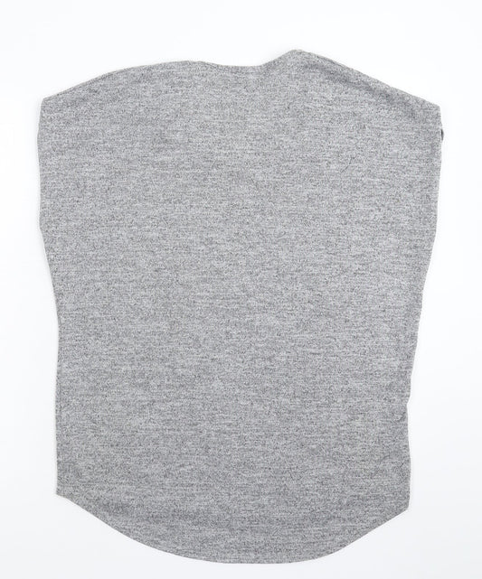 Boohoo Womens Grey Basic Tank Size L