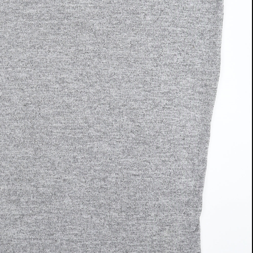 Boohoo Womens Grey Basic Tank Size L