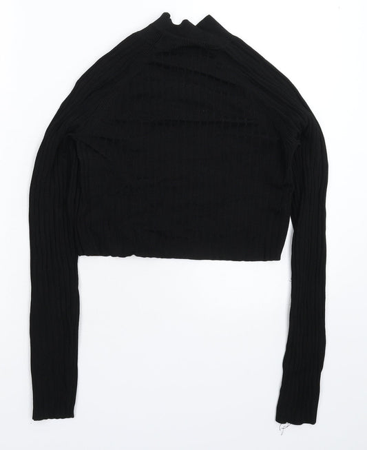 Womens UK Size 12 Topshop Black Pullover Jumper