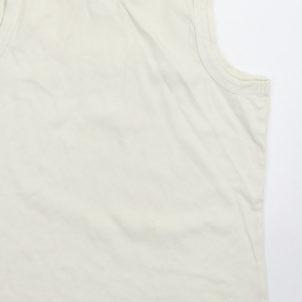 Womens UK Size 14 NEXT White Basic Tank