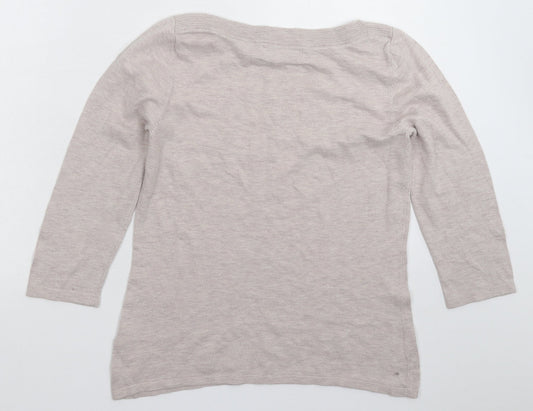 Womens UK Size 10 NEXT Grey Pullover Jumper