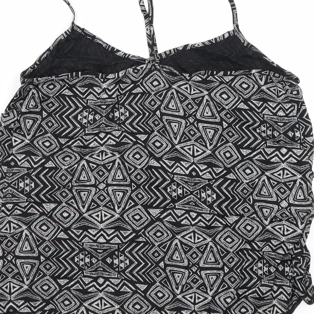 Womens UK Size 12 NEXT Black Basic Tank
